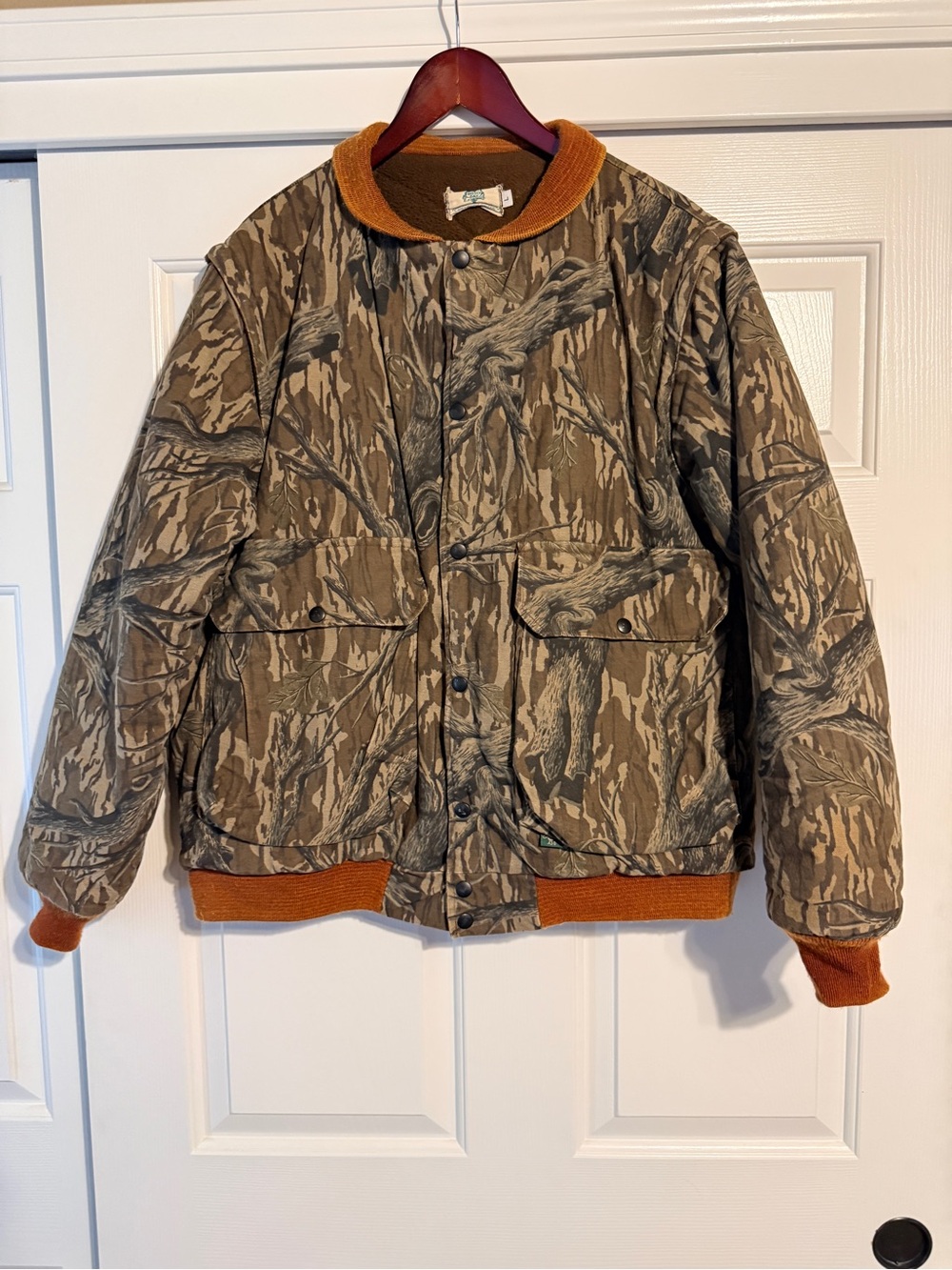 Mossy Oak Vintage Treestand Jacket with zip off sleeves. Beautiful Piece! - Picture 1 of 11